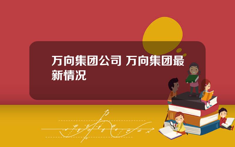 万向集团公司 万向集团最新情况